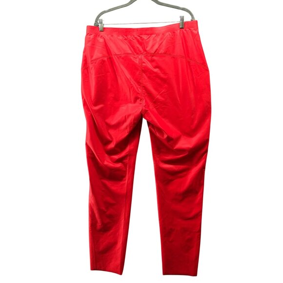 Akira Faux Leather Legging Pants Womens 3X Red High Rise Skinny Pull On Punk - Picture 2 of 9